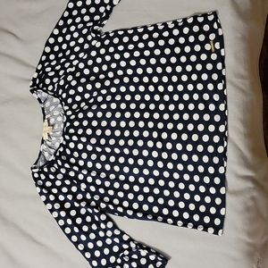 Michael Kors, L, Polka Dot Blue and White